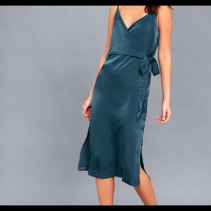 Satin Midi Dress